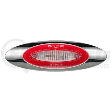 11212338P by OPTRONICS - Clear lens red marker/clearance light kit
