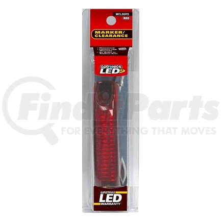 MCL66RS by OPTRONICS - Retail pack: Red marker/clearance light