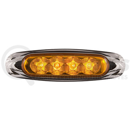 MCL19AB by OPTRONICS - 4-LED yellow marker/clearance light