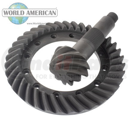 A40172-1FF by WORLD AMERICAN - Differential Ring and Pinion - 4:63 Ratio, Fine Spline, for SSHD