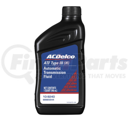 10-9240 by ACDELCO - Acdelco 10-9240 Professional Type Iii H Automatic Transmission Fluid