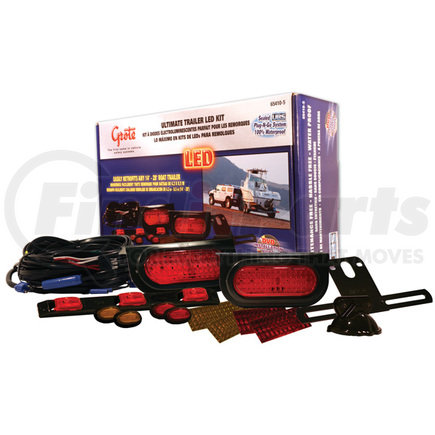 65410 by GROTE - Ultimate LED Trailer Lighting Kit, Wiring Kit, Red/Yellow/Black