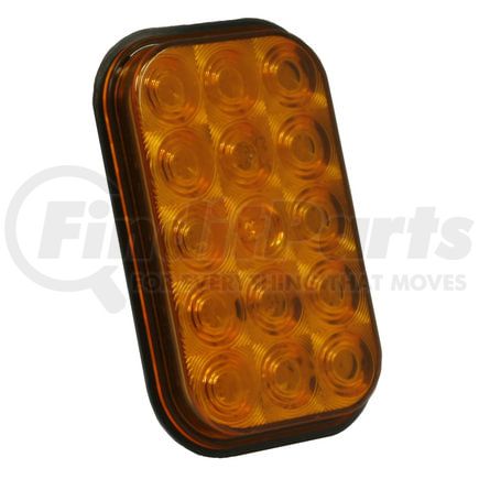 G4503-5 by GROTE - Hi Count® Rectangular LED Stop Tail Turn Light, Yellow, Retail Pack