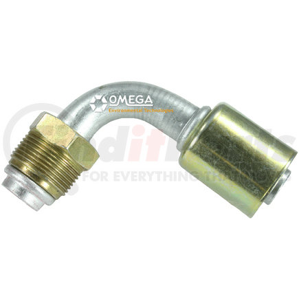 35-B1427 by OMEGA ENVIRONMENTAL TECHNOLOGIES - FITTING BEADLOCK 90DEG #10MOR SP #12BL