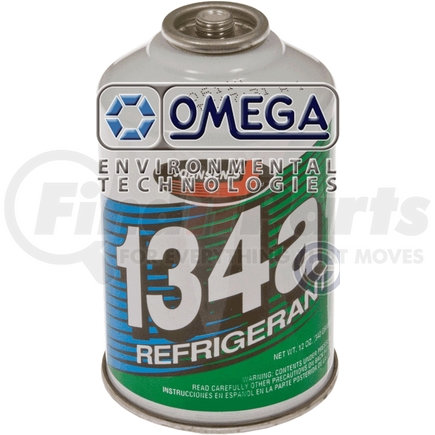 41-50018-12 by OMEGA ENVIRONMENTAL TECHNOLOGIES - Refrigerant - R134a System, 12 Oz.