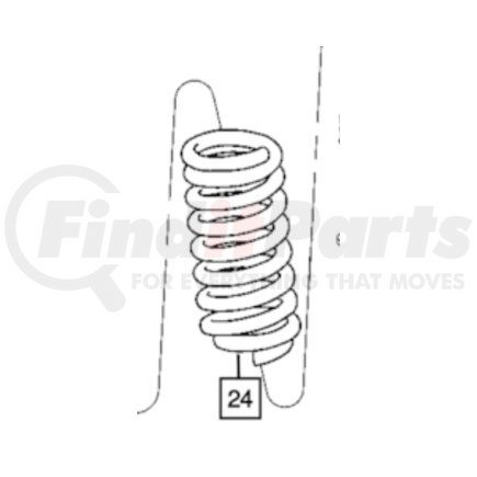 52855670AB by CHRYSLER - SPRING FRONT COIL