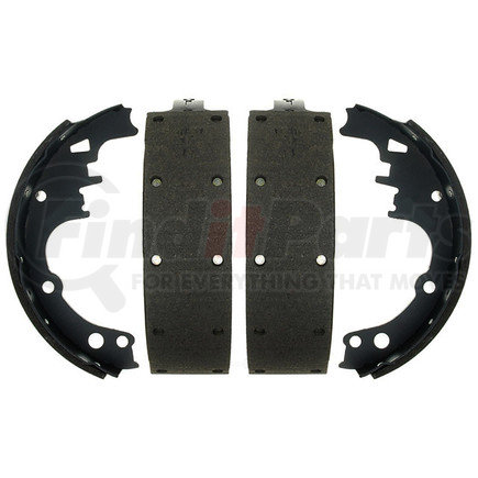 17241B by ACDELCO - Bonded Front Drum Brake Shoe Set
