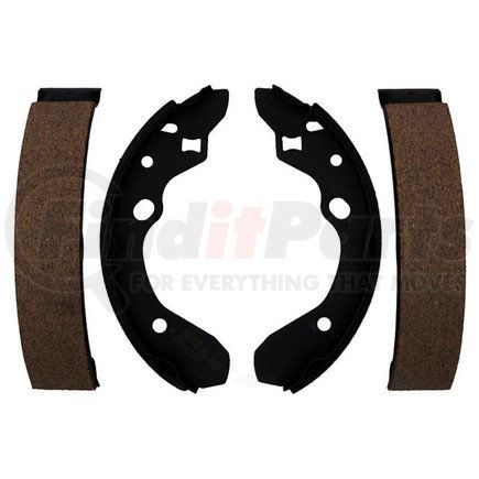 14659B by ACDELCO - Bonded Rear Brake Shoe Set