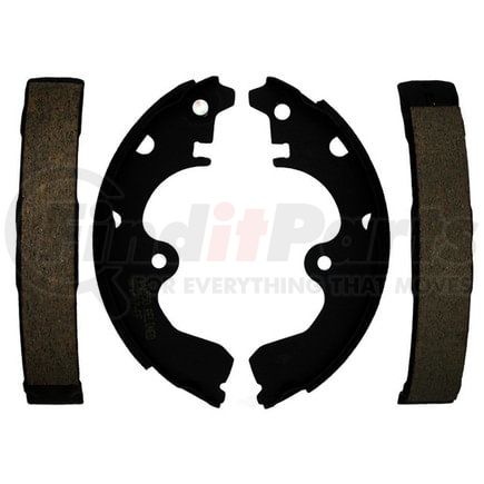 17642B by ACDELCO - Bonded Rear Drum Brake Shoe Set