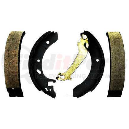17696B by ACDELCO - Bonded Rear Drum Brake Shoe Set