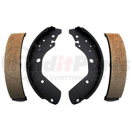 17744B by ACDELCO - Bonded Rear Drum Brake Shoe Set