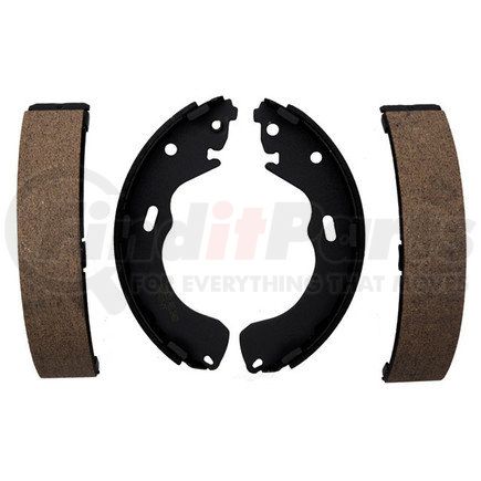 17760B by ACDELCO - Bonded Rear Drum Brake Shoe Set