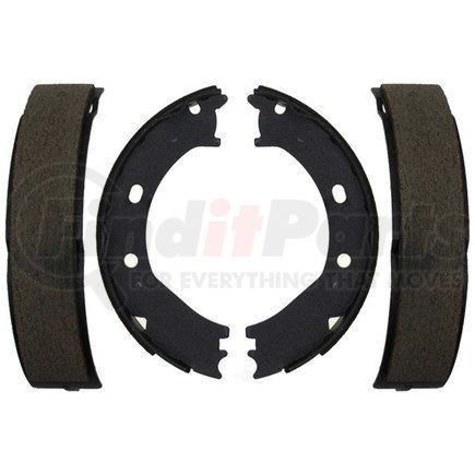 17852B by ACDELCO - Bonded Rear Drum In-Hat Parking Brake Shoe Set