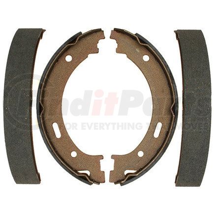 14843B by ACDELCO - Bonded Rear Parking Brake Shoe