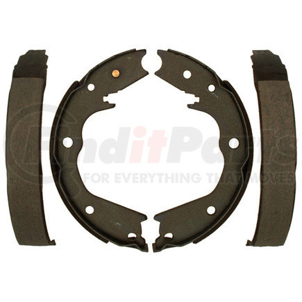 17849B by ACDELCO - Bonded Rear Parking Brake Shoe Set