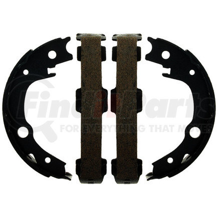 17796B by ACDELCO - Bonded Rear Parking Brake Shoe Set