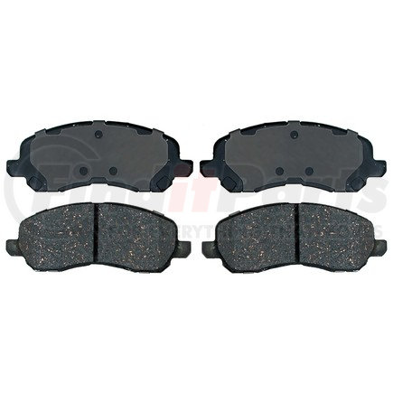 14D866CHF1 by ACDELCO - Ceramic Disc Brake Pad