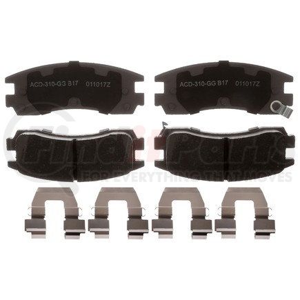 14D508CHF1 by ACDELCO - Ceramic Disc Brake Pad