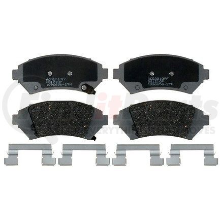 14D818CHF1 by ACDELCO - Ceramic Front Disc Brake Pad
