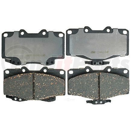 14D436CH by ACDELCO - Ceramic Front Disc Brake Pad Set