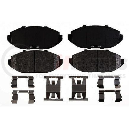 14D748CH by ACDELCO - Ceramic Front Disc Brake Pad Set