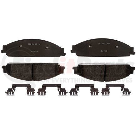 17D1070CHF1 by ACDELCO - Ceramic Front Disc Brake Pad Set