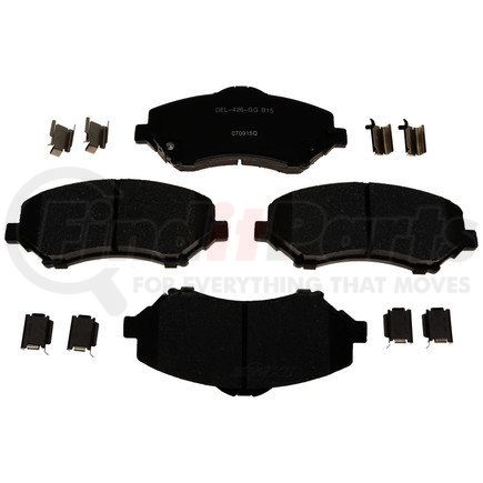 17D1273ACH by ACDELCO - Ceramic Front Disc Brake Pad Set