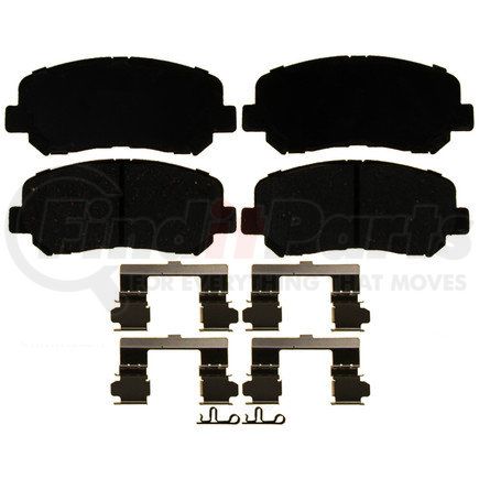14D1623ACH by ACDELCO - Ceramic Front Disc Brake Pad Set