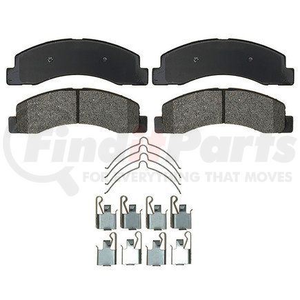 14D824CH by ACDELCO - Ceramic Front Disc Brake Pad Set