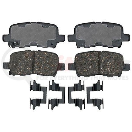 14D865CHF1 by ACDELCO - Ceramic Rear Disc Brake Pad