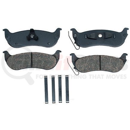 17D998CH by ACDELCO - Ceramic Rear Disc Brake Pad Set