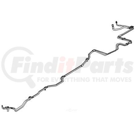 15-33010 by ACDELCO - Auxiliary Air Conditioning Evaporator and Heater Hose Assembly with Inlet Pipe