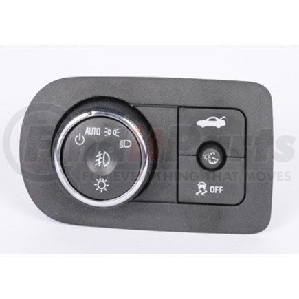 22771142 by ACDELCO - Ebony Headlamp and Fog Lamp Switch