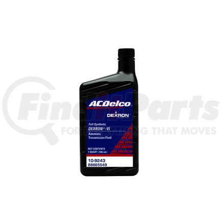 10-9243 by ACDELCO - Dexron VI Full Synthetic Automatic Transmission Fluid - 1 qt