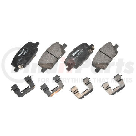 171-1203 by ACDELCO - Front Disc Brake Pad Kit with Brake Pads and Clips