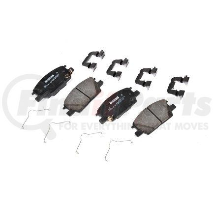 171-1208 by ACDELCO - Front Disc Brake Pad Kit with Brake Pads and Clips