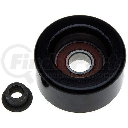 36173 by ACDELCO - A/C Idler Pulley - with 10 mm Bushing