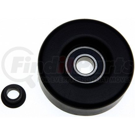 38020 by ACDELCO - Idler Pulley with 12 mm Bushing