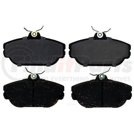 17D601 by ACDELCO - Organic Front Disc Brake Pad Set