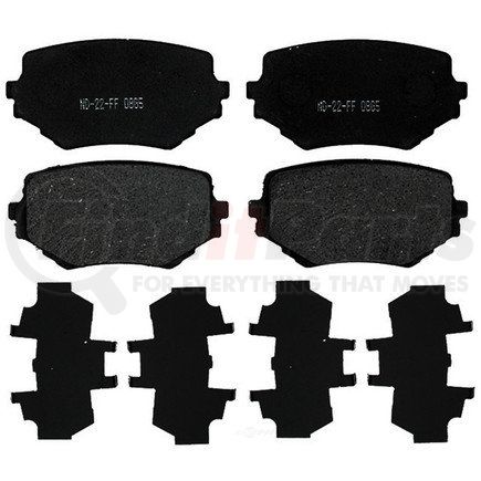 ACDelco 17D680 Disc Brake Pad Set Organic Front Disc Brake Pad Set