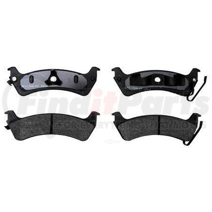 17D666 by ACDELCO - Organic Rear Disc Brake Pad Set