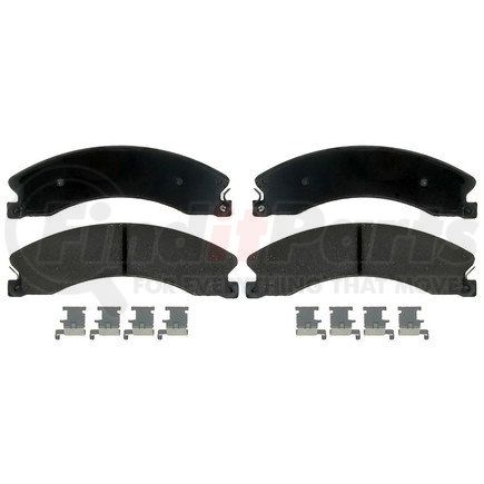 17D1411MHSV by ACDELCO - Performance (Fleet) Semi-Metallic Rear Disc Brake Pad Set