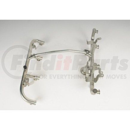 12574941 by ACDELCO - Multi-Port Fuel Injector Rail Kit with Rail, Valve, and Cap