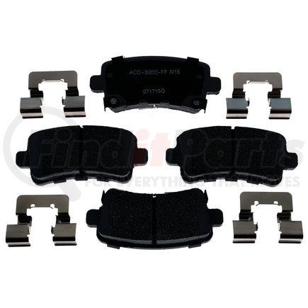 14D1430ACH by ACDELCO - Rear Disc Brake Pad Set