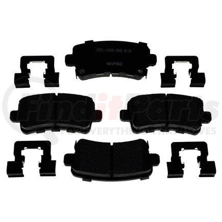17D1430ACH by ACDELCO - Rear Disc Brake Pad Set