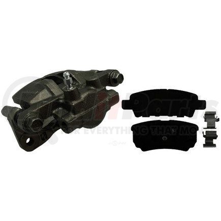 18R2615 by ACDELCO - Rear Driver Side Disc Brake Caliper Assembly with Pads (Loaded)