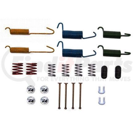 18K603 by ACDELCO - Rear Drum Brake Spring Kit with Springs, Pins, Retainers, Washers, and Caps