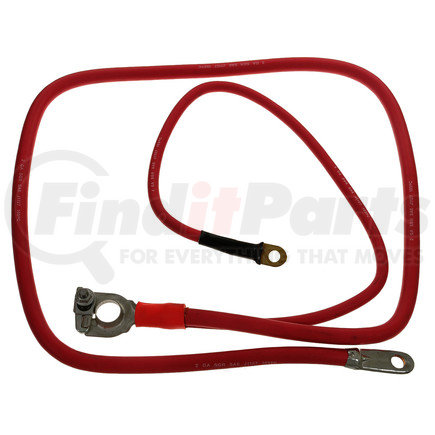 2BC49X by ACDELCO - Red 2 Gauge Positive Lead Free Battery Cable with Auxiliary Leads
