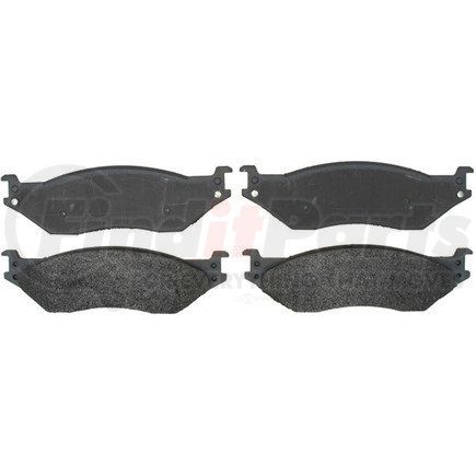 14D1066M by ACDELCO - Semi-Metallic Front Disc Brake Pad Set