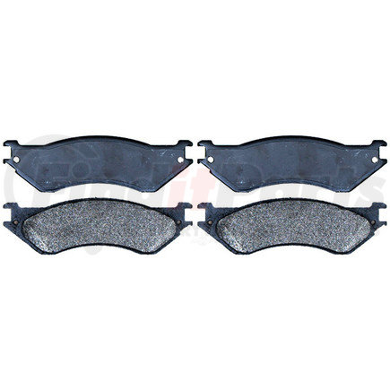 14D758M by ACDELCO - Semi-Metallic Front Disc Brake Pad Set